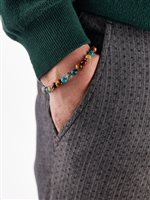 Bracelet Antracite Classic in Pierres semi-précieuses C107 LOS ANGELES - C107 LOS ANGELES